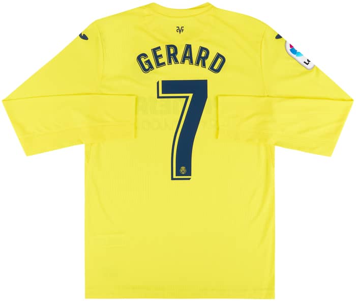 2020-21 Villarreal Home L/S Shirt Gerard #7 (S)
