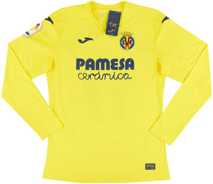 2020-21 Villarreal Home L/S Shirt Gerard #7 (S)
