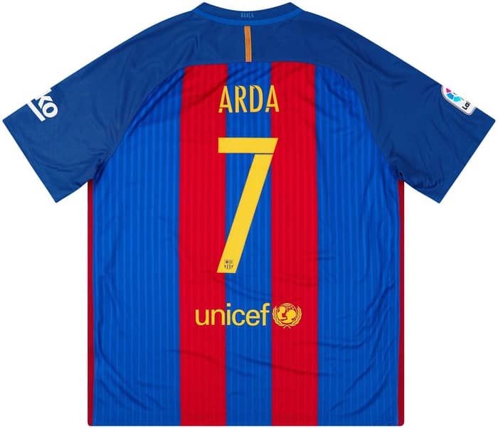 2016-17 Barcelona Home Shirt Arda #7 (XL)