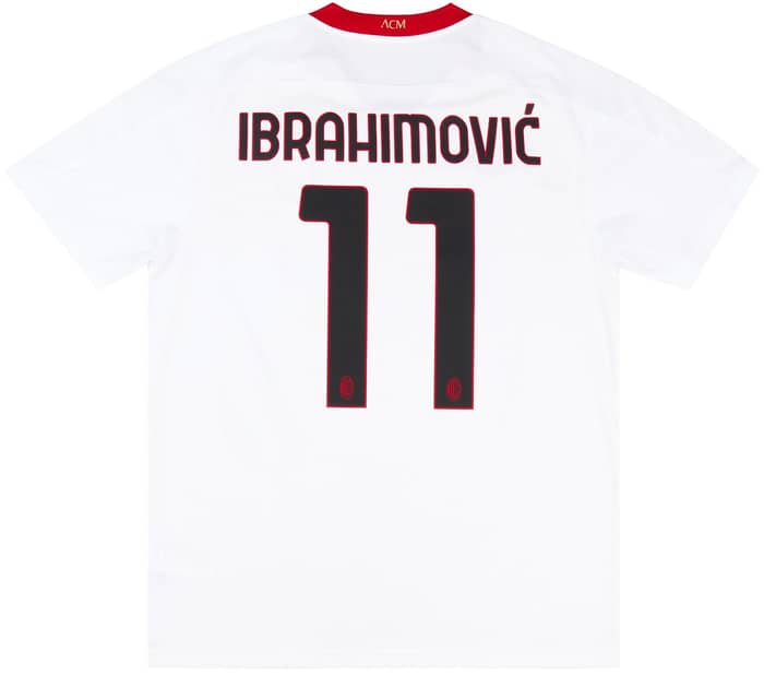 2020-21 AC Milan Away Shirt Ibrahimovic #11