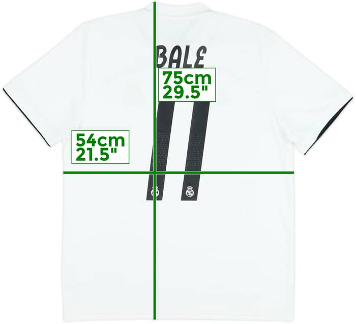 2018-19 Real Madrid Home Shirt Bale #11 - 5/10 - (L)