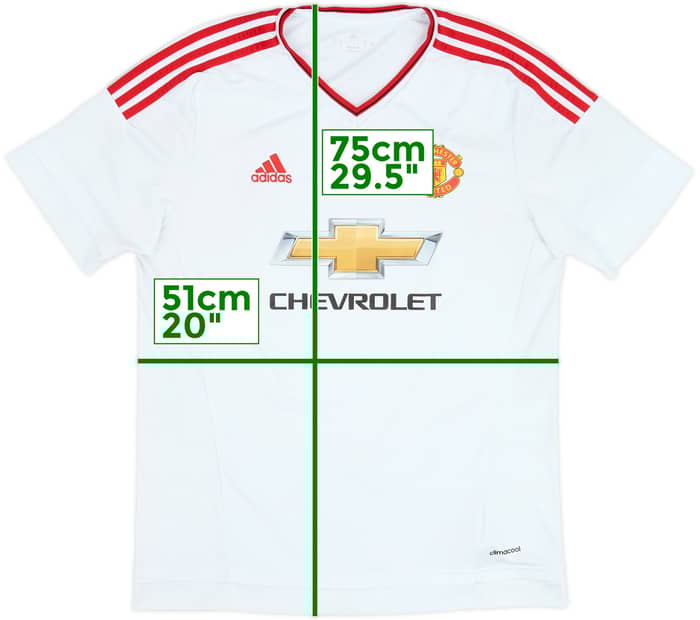 2015-16 Manchester United Away Shirt - 4/10 - (L)