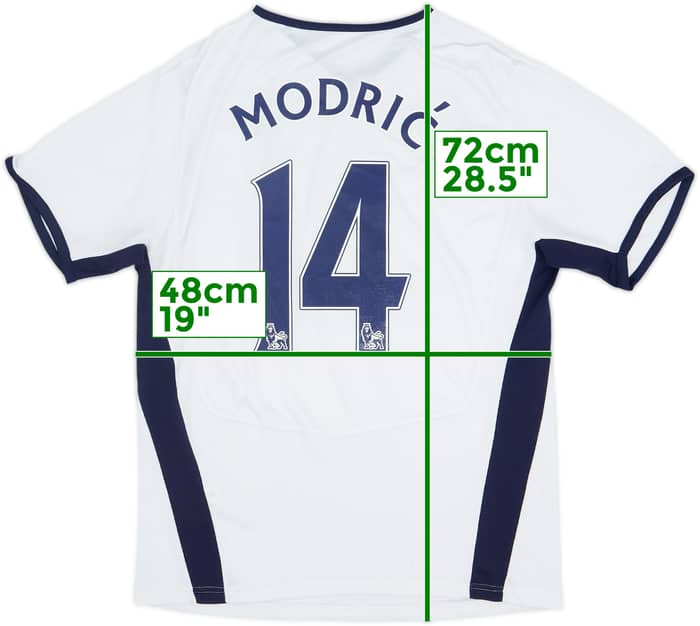 2008-09 Tottenham Home Shirt Modric #14 - 6/10 - (M)