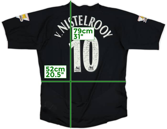 2003-05 Manchester United Away Shirt V.Nistelrooy #10 - 5/10 - (L)