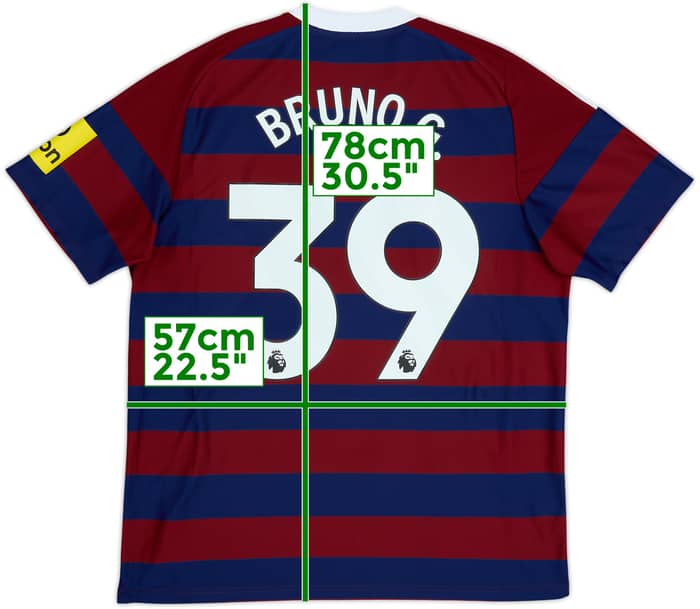 2024-25 Newcastle Away Shirt Bruno G. #39 - 8/10 - (XL)