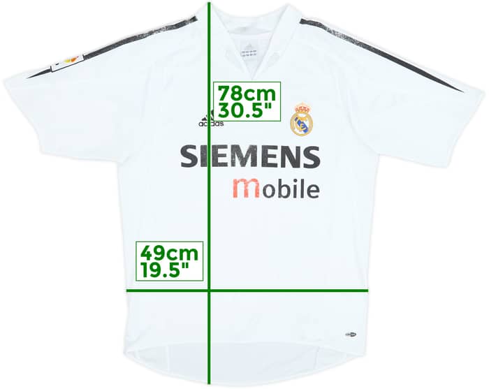 2004-05 Real Madrid Home Shirt - 4/10 - (M)