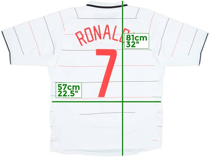 2003-05 Manchester United Tercera Camiseta Ronaldo #7 - 6/10 - (XL)