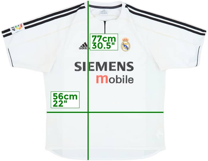 2003-04 Real Madrid Home Shirt - 4/10 - (L)