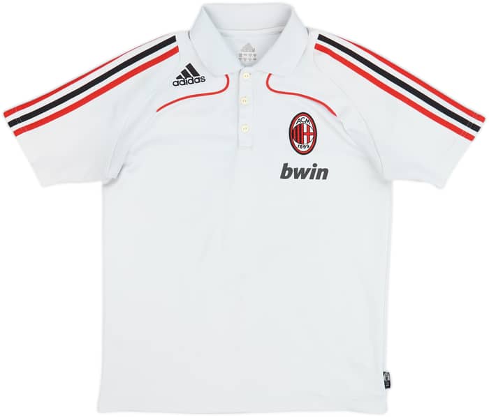 2008-09 AC Milan adidas Polo Shirt - 4/10 - (M)