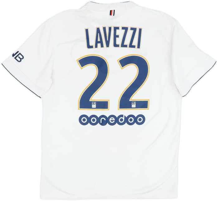 2014-15 Paris Saint-Germain Away Shirt Lavezzi #22 - 4/10 - (M)