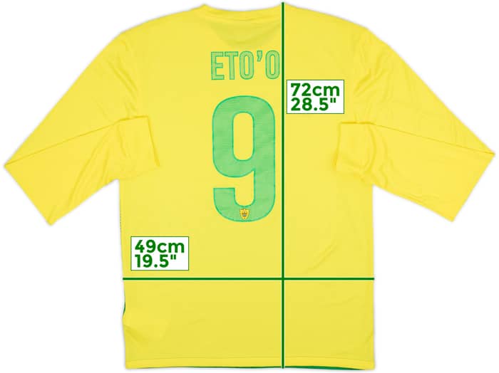 2013-14 Anzhi Makhachkal Home L/S Shirt Eto'o #9 (M)