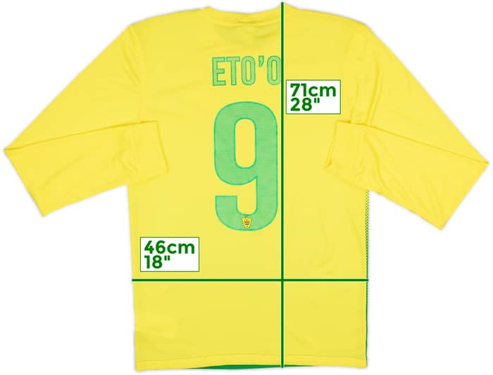 2013-14 Anzhi Makhachkal Home L/S Shirt Eto'o #9 (S)