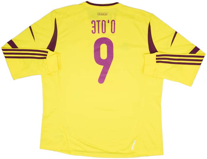 2012-13 Anzhi Makhachkala Home L/S Shirt Eto'o #9 (3XL)