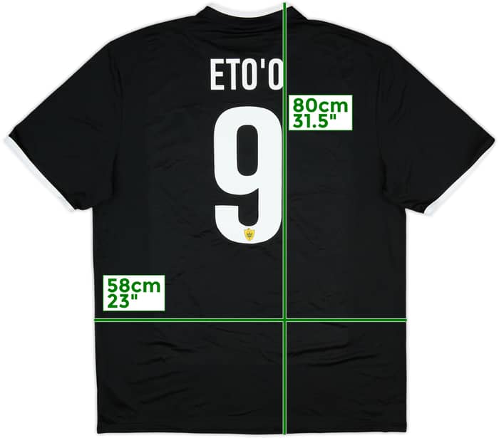2013-14 Anzhi Makhachkala Away Shirt Eto'o #9 (XL)