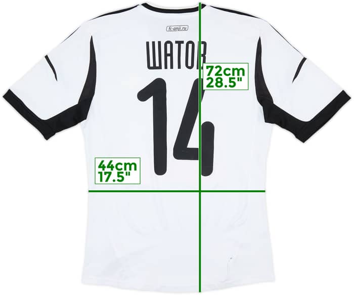 2012-13 Anzhi Makhachkala Third Shirt Shatov #14 (M)