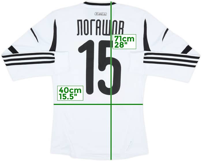 2012-13 Anzhi Makhachkala Third L/S Shirt Logashov #15 (S)