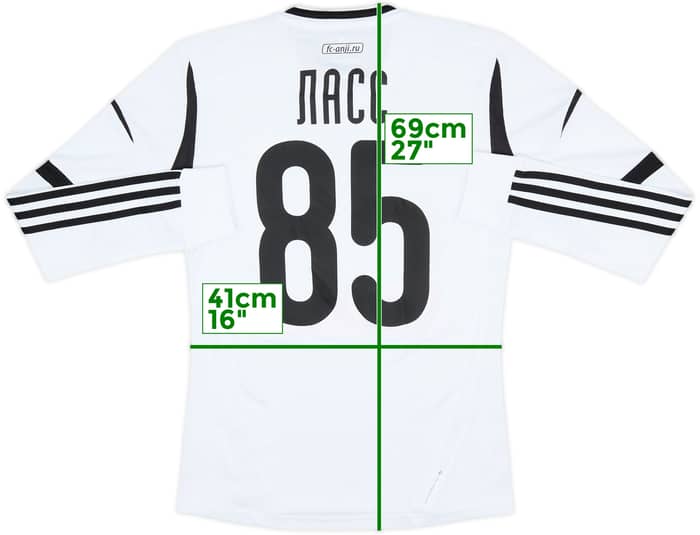 2012-13 Anzhi Makhachkala Third L/S Shirt Lass #85 (S)