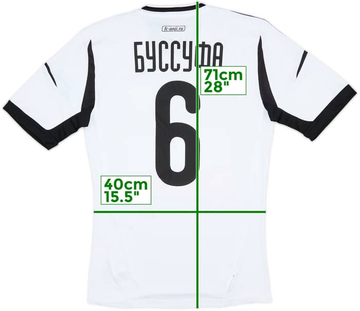 2012-13 Anzhi Makhachkala Third Shirt Boussoufa #6 (S)
