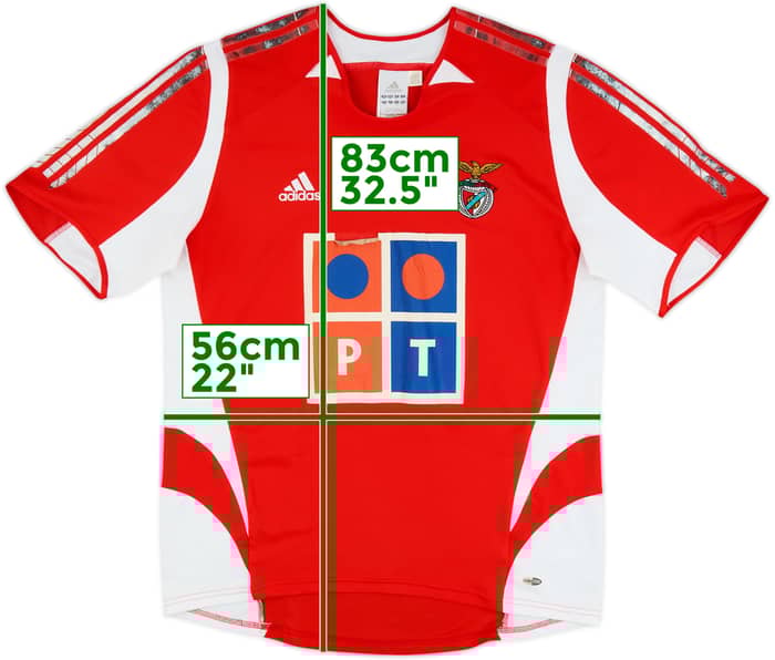 2005-06 Benfica Home Shirt - 3/10 - (L)