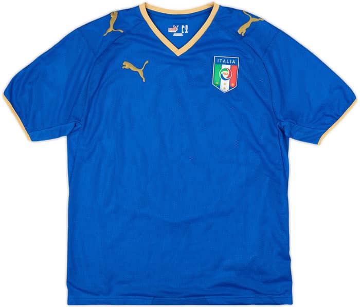 2007-08 Italy Home Shirt - 9/10 - (L.Boys)