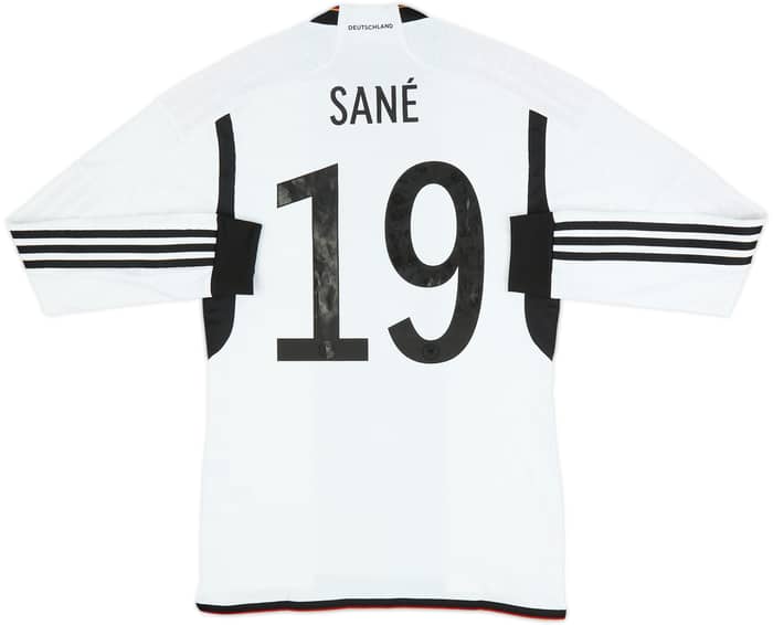 2022-23 Germany Authentic Home L/S Shirt Sane #19 (S)