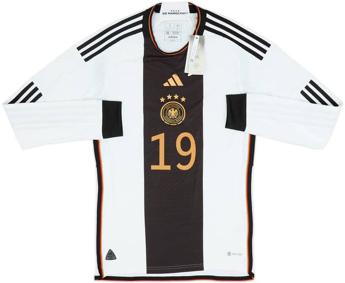 2022-23 Germany Authentic Home L/S Shirt Sane #19 (S)