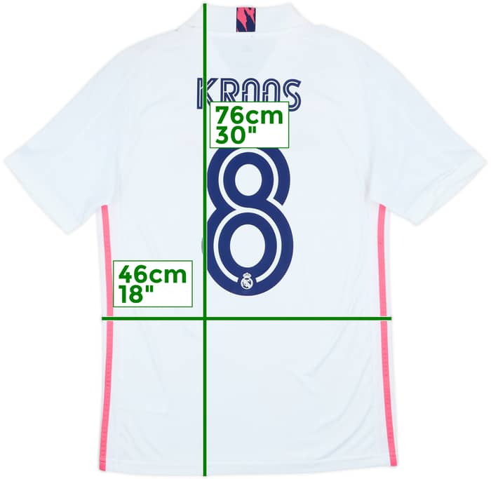 2020-21 Real Madrid Home Shirt Kroos #8 - 9/10 - (S)