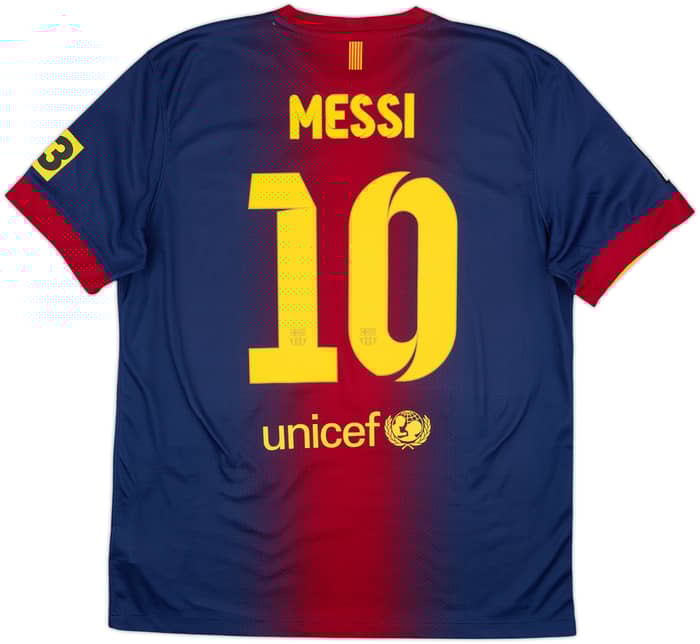 2012-13 Barcelona Home Shirt Messi #10 - 6/10 - (L)
