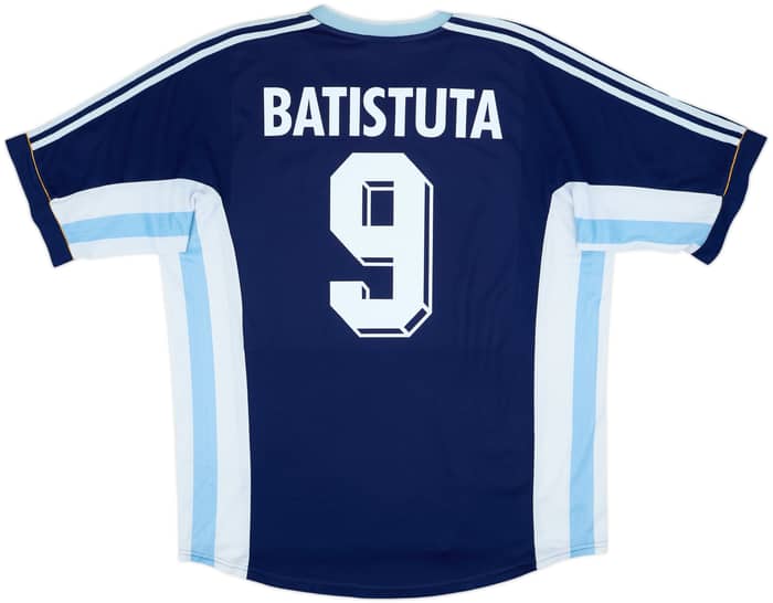 1998-99 Argentina Away Shirt Batistuta #9 - 7/10 - (L)