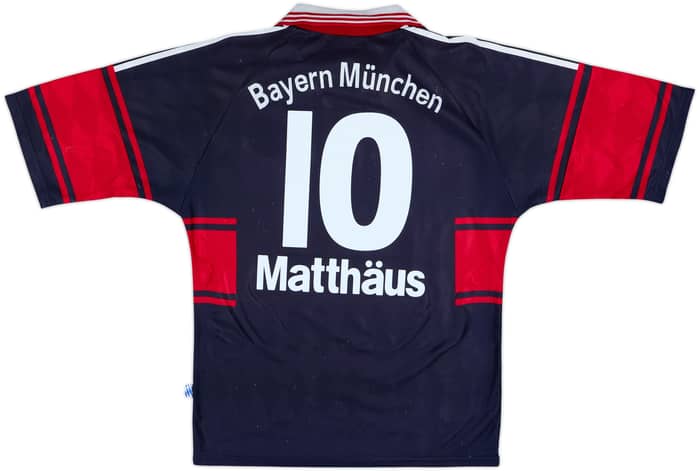 1997-99 Bayern Munich Home Shirt Matthaus #10 - 7/10 - (S)
