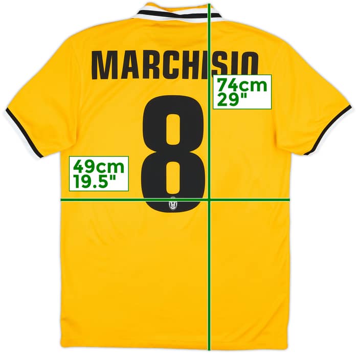 2013-14 Juventus Away Shirt Marchisio #8 - 9/10 - (M)