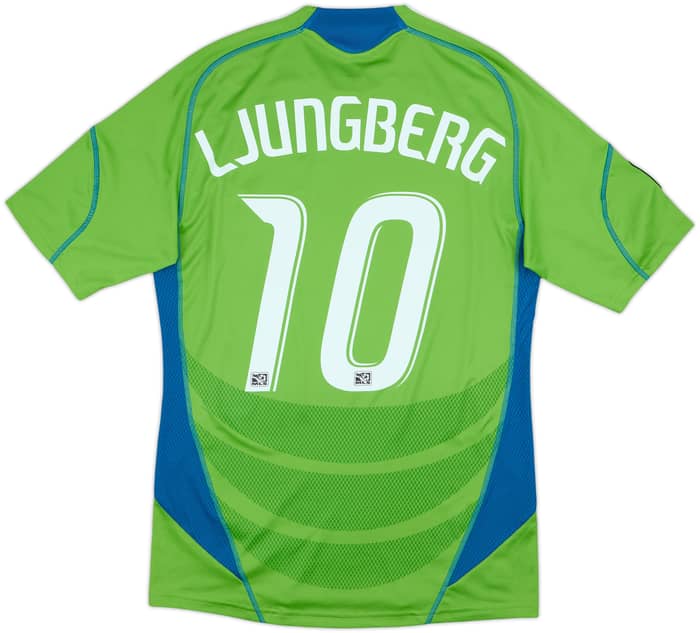 Camiseta de local de los Seattle Sounders 2009-10 Ljungberg #10 - 8/10 - (S)