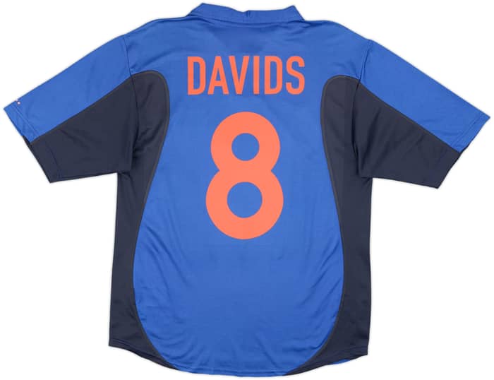 2000-02 Netherlands Away Shirt Davids #8 - 8/10 - (M)