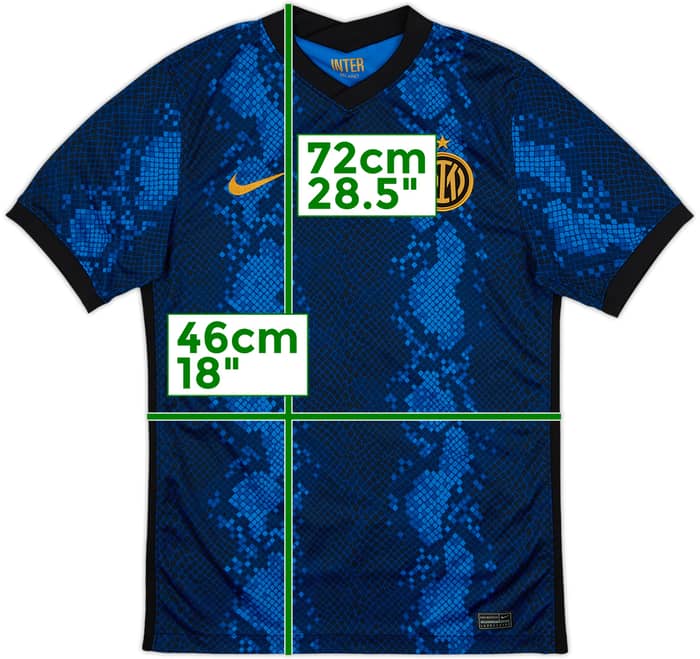 2021-22 Inter Milan Home Shirt - 9/10 - (S)