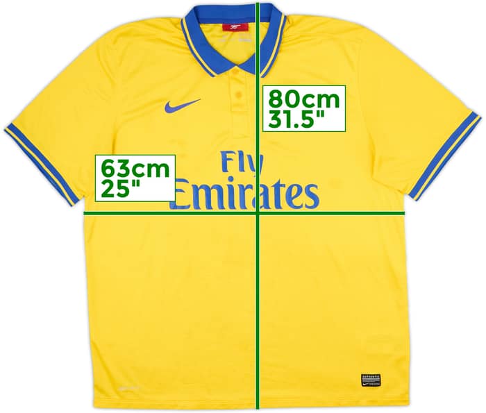 2013-14 Arsenal Away Shirt - 5/10 - (XXL)