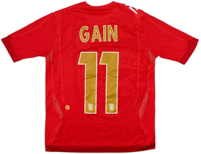 2006-08 England Away Shirt Gain #11 - 6/10 - (L.Boys)