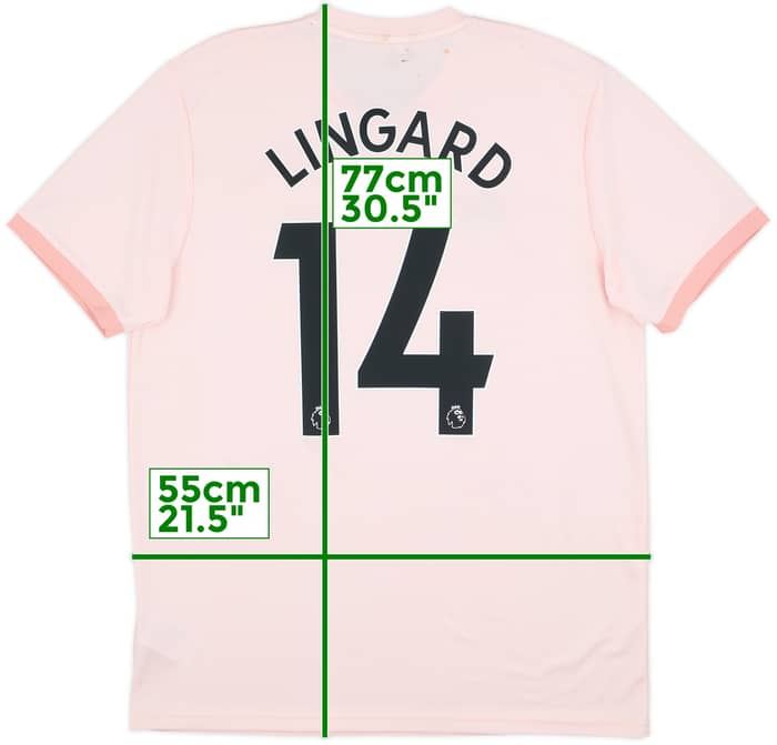 2018-19 Manchester United Away Shirt Lingard #14 - 8/10 - (L)