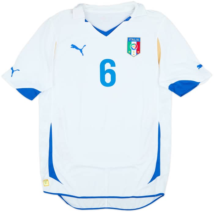 2010-12 Italy Away Shirt De Rossi #6 - 8/10 - (M)
