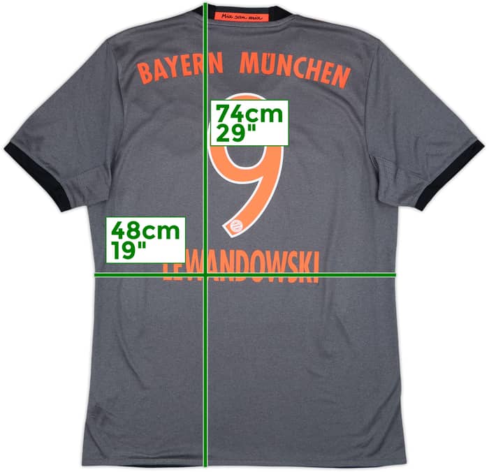 2016-17 Bayern Munich Away Shirt Lewandowski #9 - 10/10 - (M)