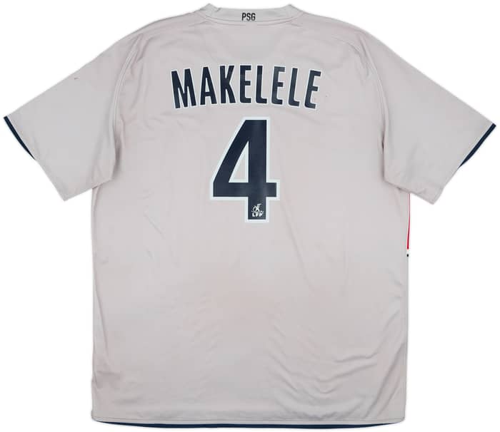 2008-09 Paris Saint-Germain Away Shirt Makelele #4 - 6/10 - (XL)