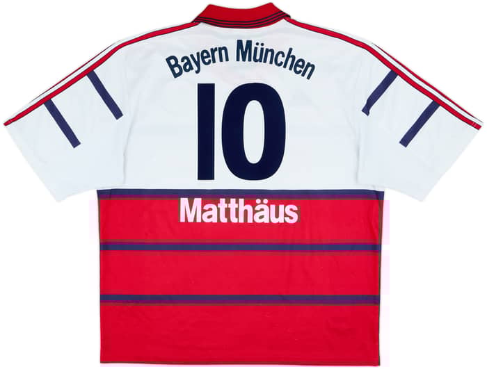1998-00 Bayern Munich Away Shirt Matthaus #10 - 5/10 - (XL)