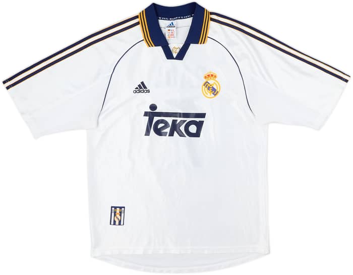 1998-00 Real Madrid Home Shirt Raul #7 - 6/10 - (M)