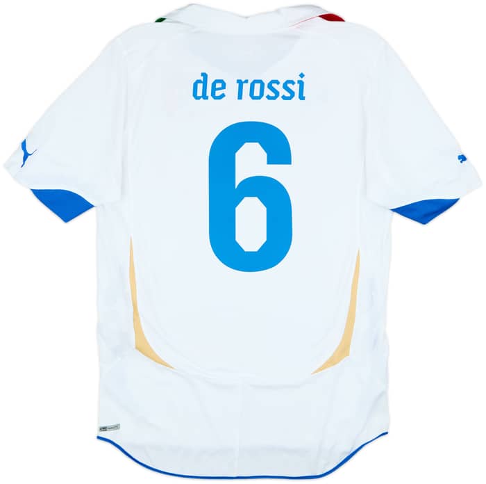 2010-12 Italy Away Shirt De Rossi #6 - 6/10 - (L)