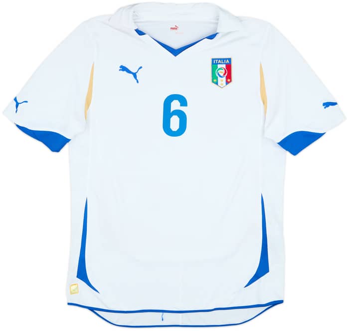 2010-12 Italy Away Shirt De Rossi #6 - 6/10 - (L)