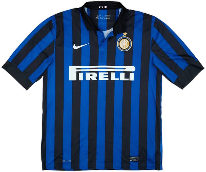2011-12 Inter Milan Home Shirt Pazzini #7 - 6/10 - (L)