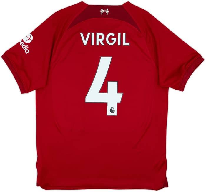 2022-23 Liverpool Local Camiseta Virgil #4 - 9/10 - (M)