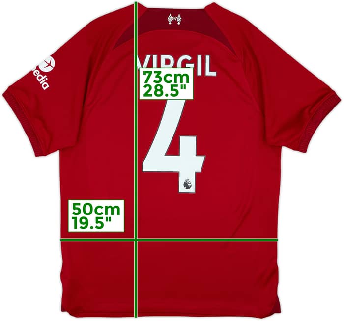 2022-23 Liverpool Local Camiseta Virgil #4 - 9/10 - (M)