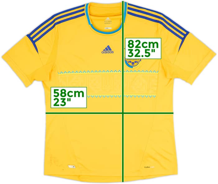 2011-13 Ukraine Home Shirt - 6/10 - (XL)