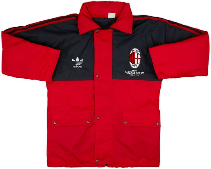 1990-92 AC Milan adidas Padded Bench Coat - 6/10 - (XS)