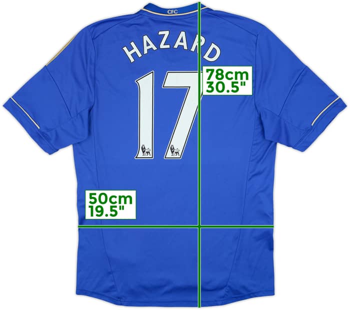 2012-13 Chelsea Home Shirt Hazard #17 - 6/10 - (L)